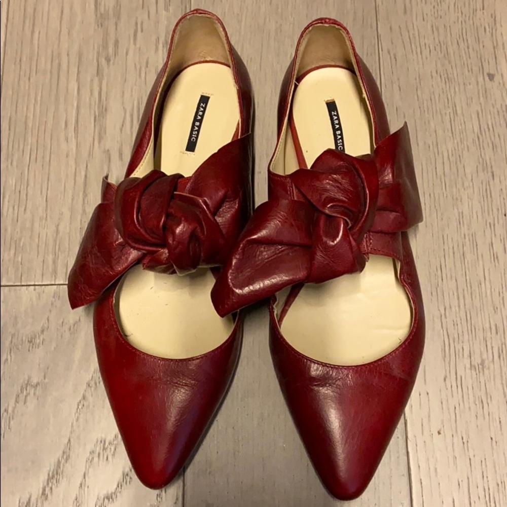Zara bow sandals